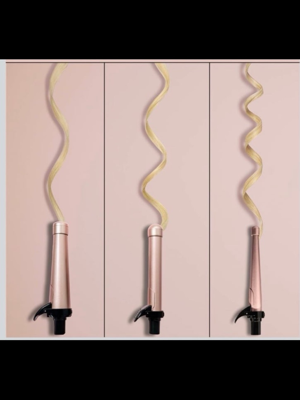 NIB Beachwaver Multi-barrel styling tool in Pink Rosegold MSRP $249 - Picture 3 of 6